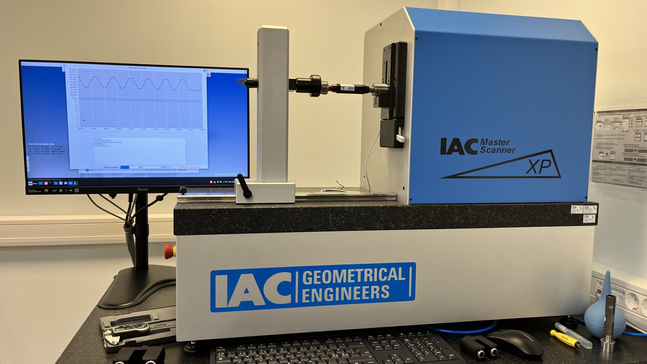 Põhjalikum keermekaliibrite kalibreerimine kontuurskaneerimise meetodil